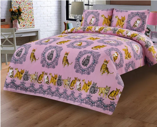 3 PCs Bed Sheet-