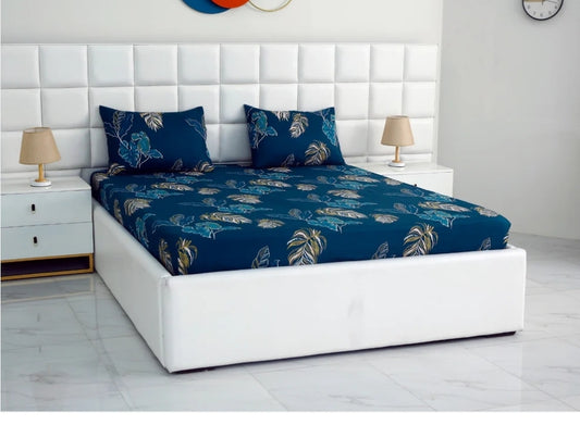 Fitted Bed Sheet-Cauliflower