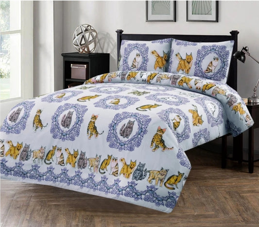 3 PCs Bed Sheet-