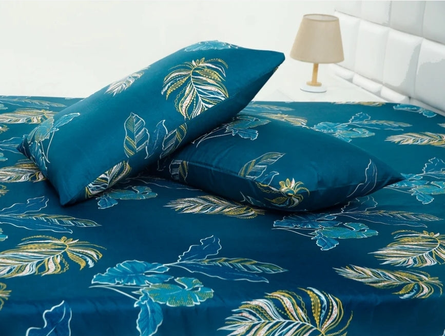 Fitted Bed Sheet-Cauliflower