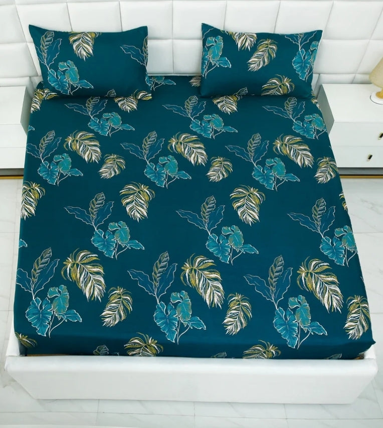 Fitted Bed Sheet-Cauliflower