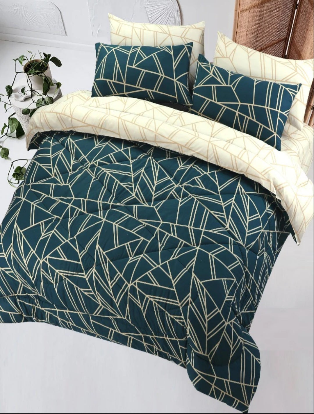 Turkish teal Bed Sheet