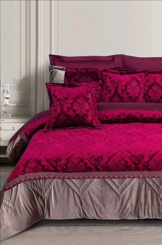 Imperial Embossed Velvet Comforter Set