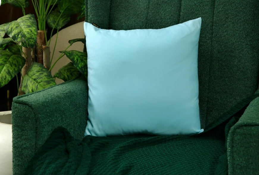 4 PCs Digital Printed Cotton Cushions-Ocean Blue