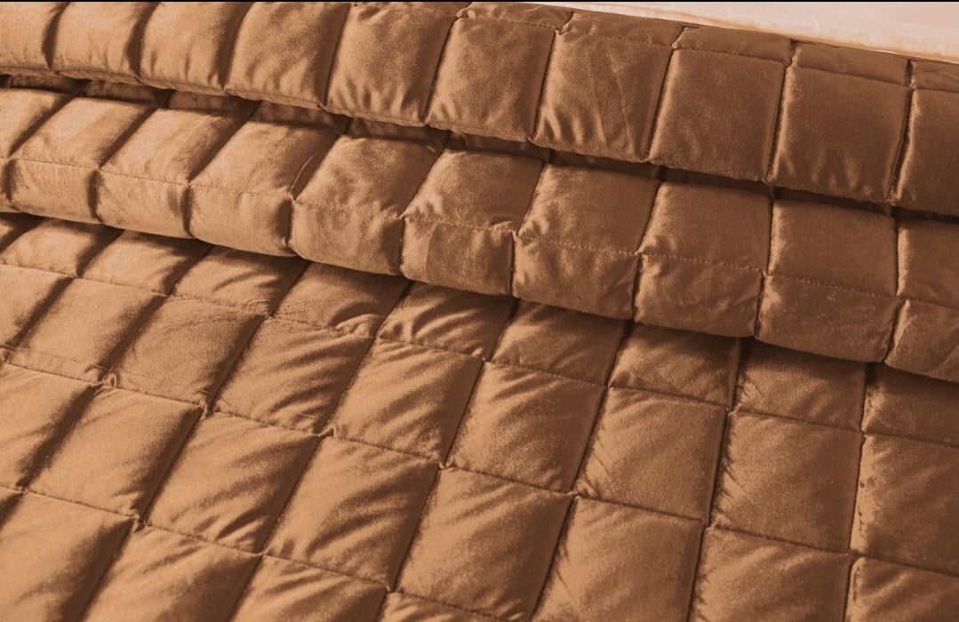 Golden - Velvet Bedspread