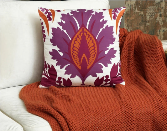 4 PCs Digital Printed Cotton Cushions-Spring Slumber