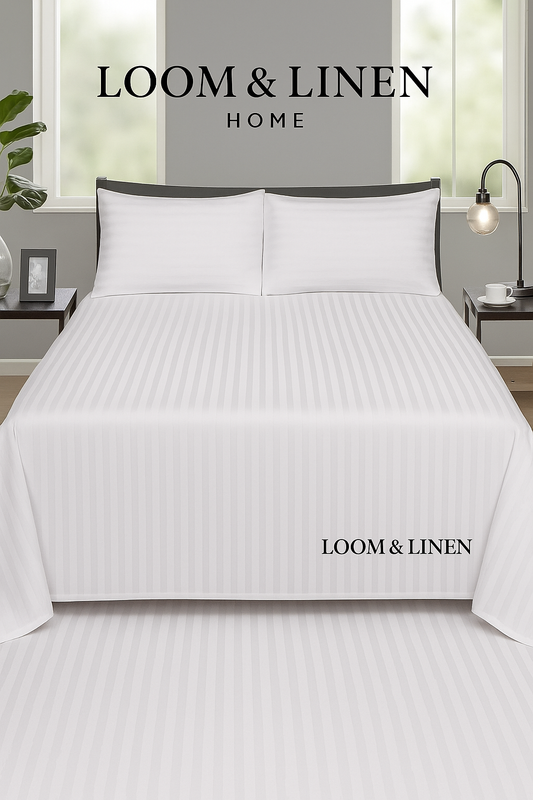 5 piece strain stripe bedsheet.